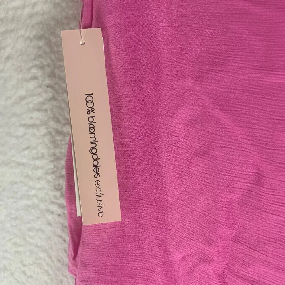 Aqua Swim Women's Lush Pink Wrap Pareo‎ Beach Rayon Swimsuit Cover Up Size S NWT